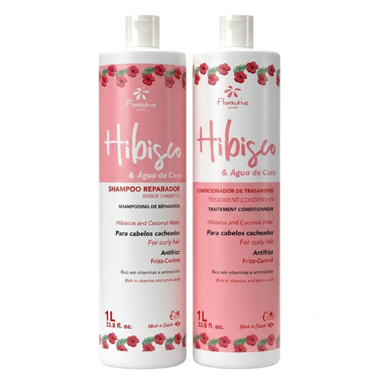 Floractive Hibiscus & Coconut Repair Shampoo and Conditioner 1000ml
