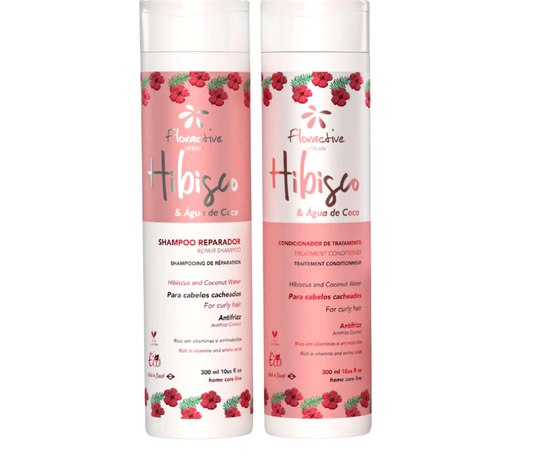 Floractive Hibiscus & Coconut Repair Shampoo and Treatment Conditioner 300ml