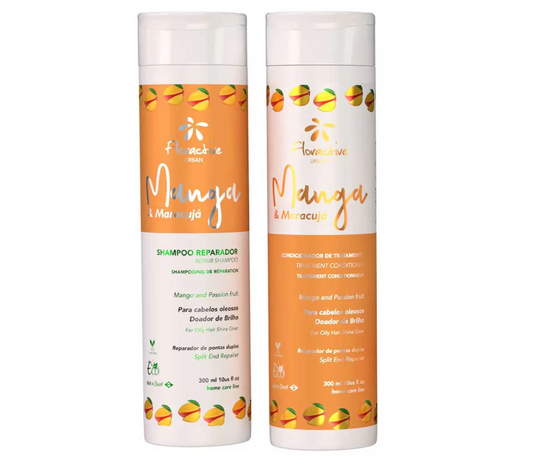 Floractive Manga Mango & Passion Fruit Repair Shampoo and Conditioner 300ml