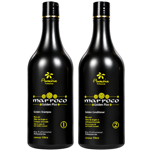 Floractive Marocco Golden Plus Golden Shampoo and Conditioner 1000ml