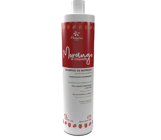 Floractive Morango Strawberry Whipped Cream Nutrition Shampoo 1000ml