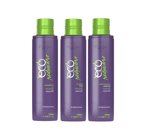 Floractive Nanoplasty Eco Volume Reducer Fluid, Shampoo and Mask 120ml (3pc)