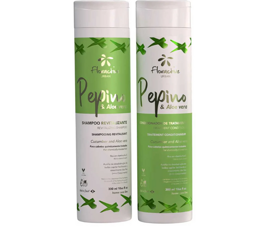 Floractive Pepino Cucumber & Aloe Vera Hair Growth Shampoo and Conditioner 300ml