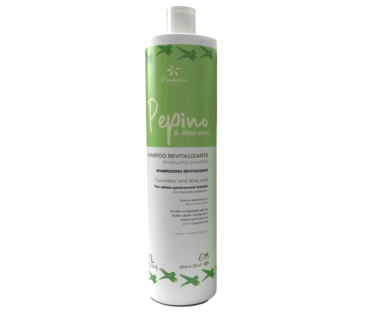 Floractive Pepino Cucumber & Aloe Vera Revitalising Growth Shampoo 1000ml 