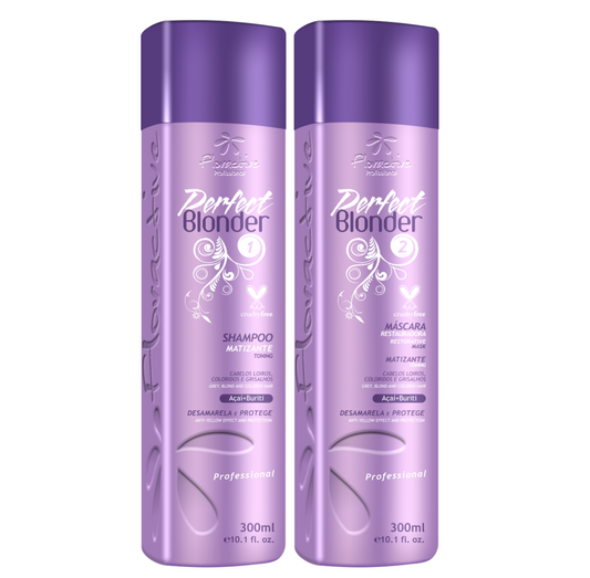 Floractive Perfect Blonder Toning Shampoo and Conditioner 300ml