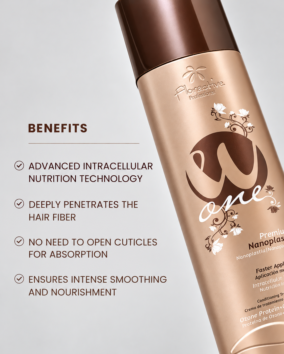 Floractive W One Premium Nanoplasty Keratin Treatment Cream 120ml