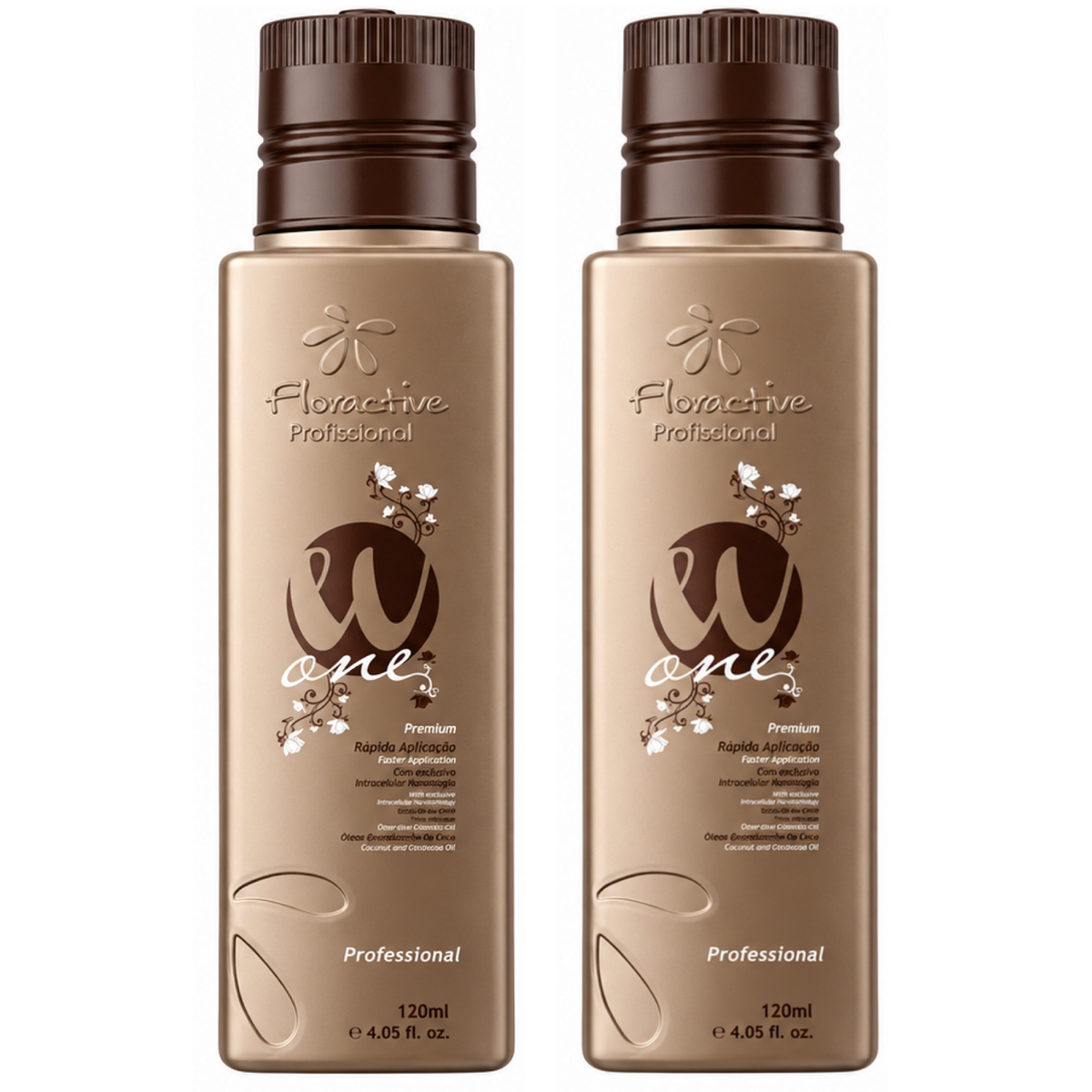 Floractive W One Premium Nanoplasty Keratin Treatment Cream 120ml (2pc)