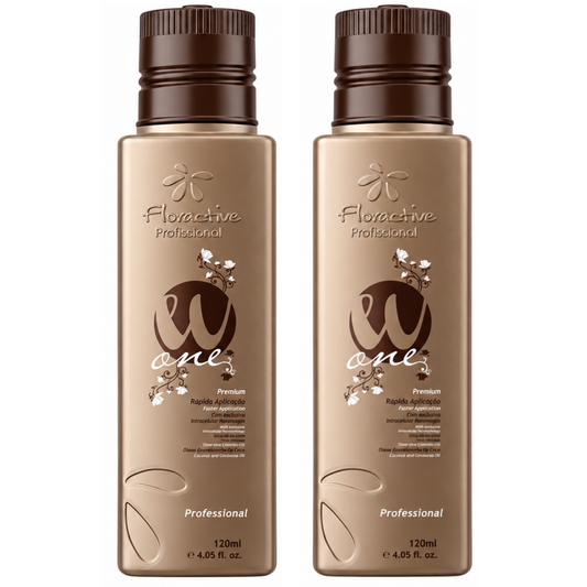 Floractive W One Premium Nanoplasty Keratin Treatment Cream 120ml (2pc)