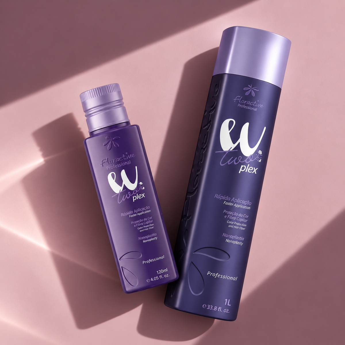 Floractive W Two Plex Nanoplasty Treatment 120ml + Shampoo and Conditioner 300ml (3pc)