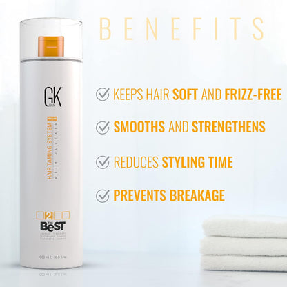 GK Hair The Best Keratin Hair Treatment Taming System With Juvexin 1000ml