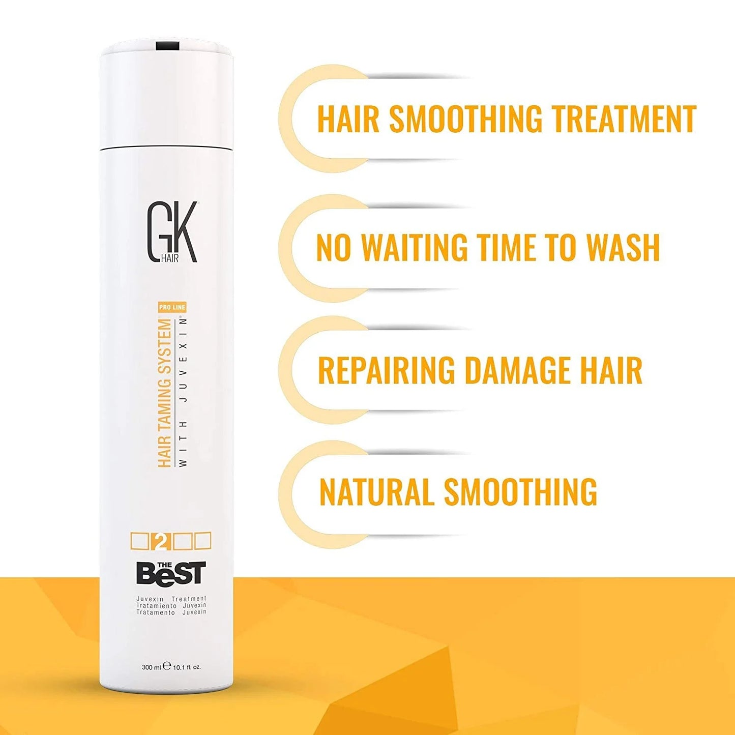 GK Hair The Best Keratin Hair Treatment Taming System With Juvexin 300ml