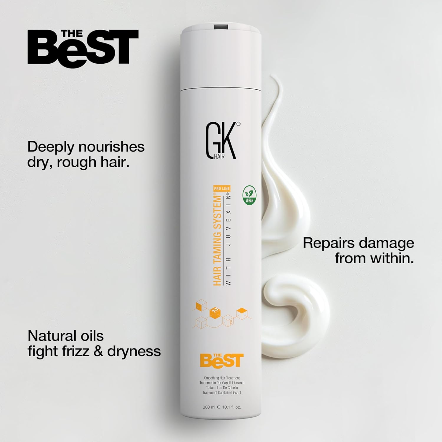 GK Hair The Best Keratin Hair Treatment Taming System With Juvexin 300ml
