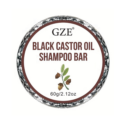 GZE Black Castor Oil Hair Growth Shampoo Bar 60g