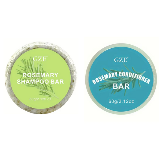 GZE Rosemary Hair Growth Shampoo and Conditioner Bar 60g