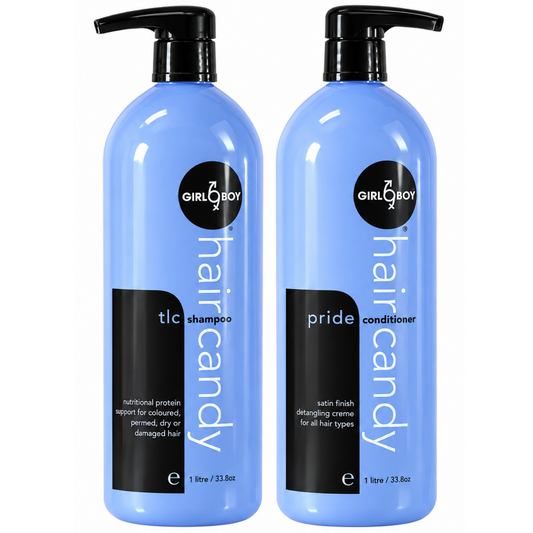 Girlboy TLC Shampoo and Pride Conditioner 1000ml