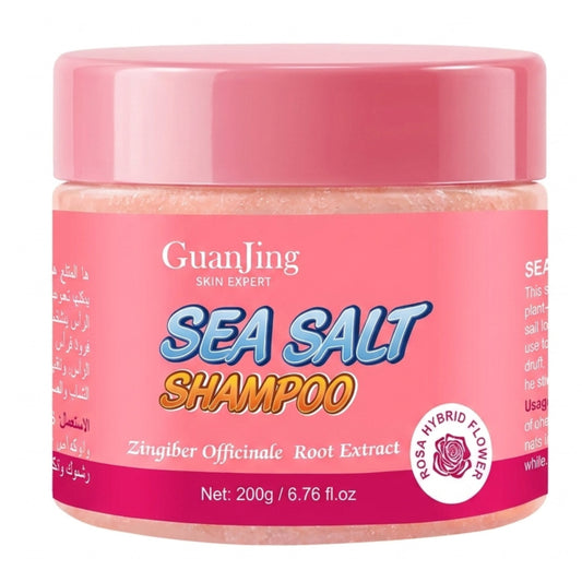 Guanjing Pink Sea Salt Scalp Scrub Shampoo 200g