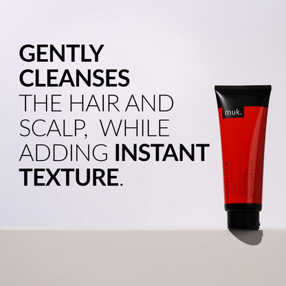 Muk Hard Muk Styling and Texturising Shampoo 250ml (2pc)