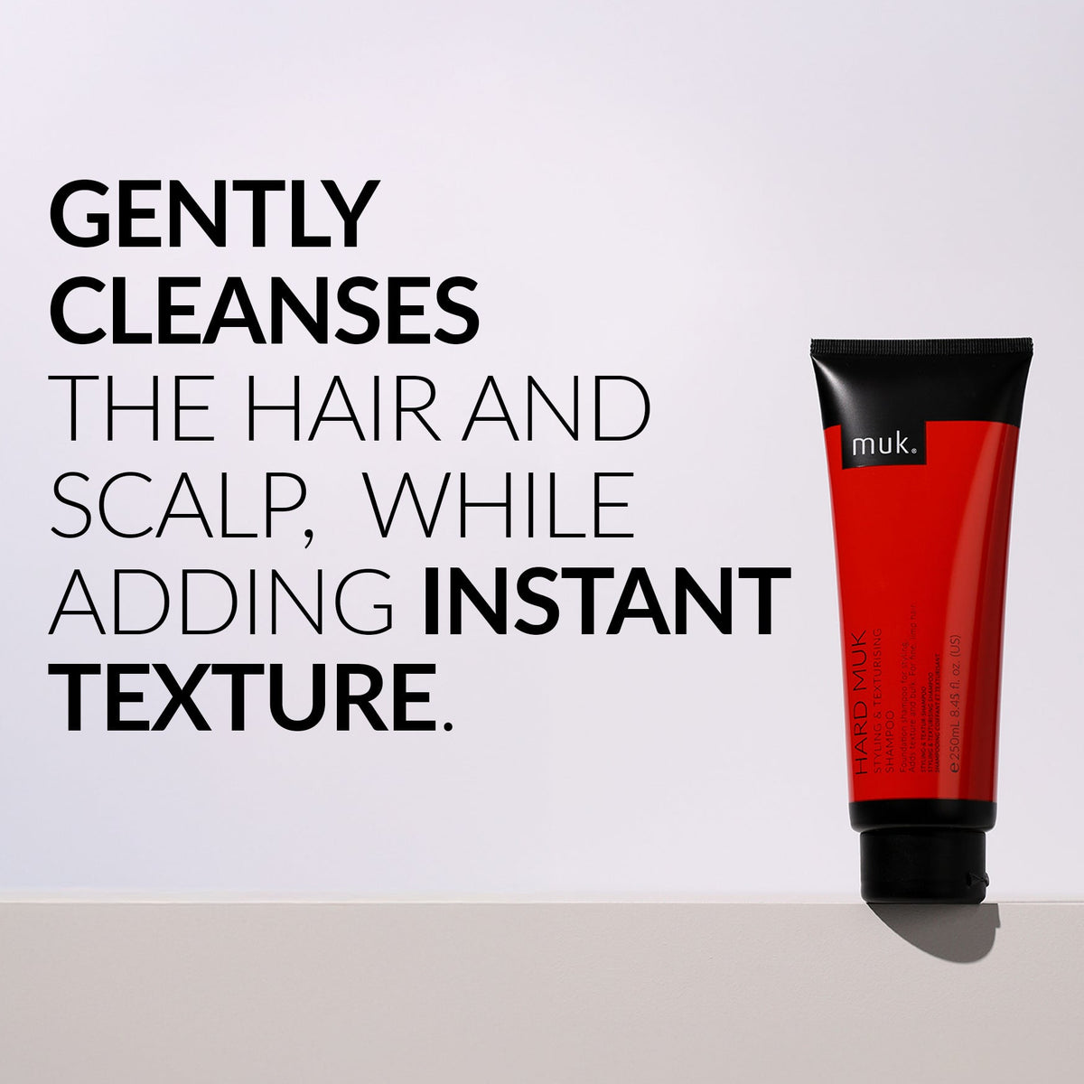 Muk Hard Muk Styling and Texturising Shampoo 1000ml (2pc)