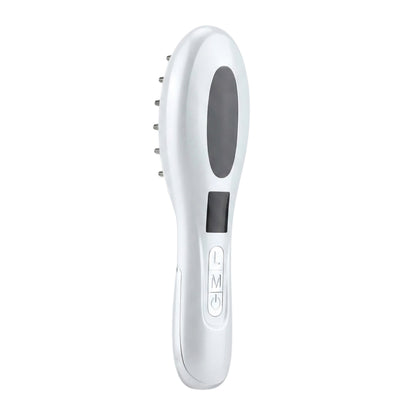 Hair Growth Massage Brush EMS Micro Current Red Light Therapy