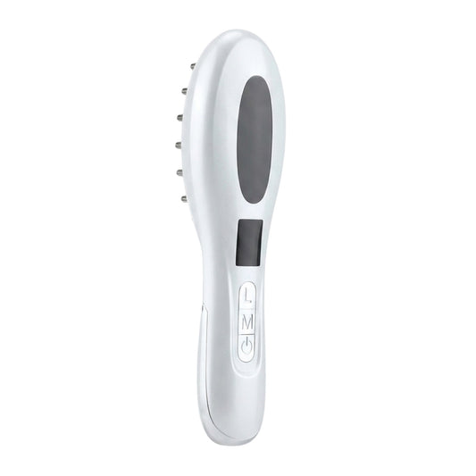 Hair Growth Massage Brush EMS Micro Current Red Light Therapy