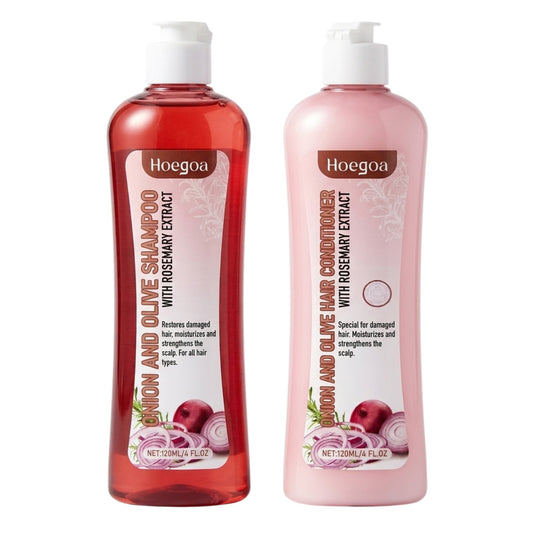 Hoegoa Onion & Olive Hair Shampoo and Conditioner 120ml