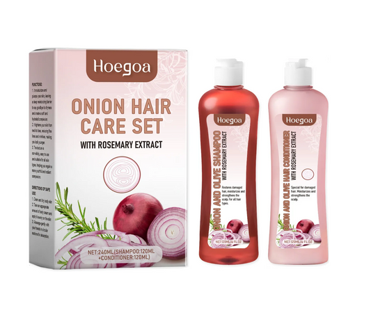 Hoegoa Onion & Olive Hair Shampoo and Conditioner 120ml