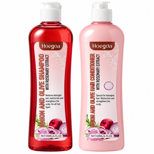 Hoegoa Onion & Olive Hair Shampoo and Conditioner 120ml