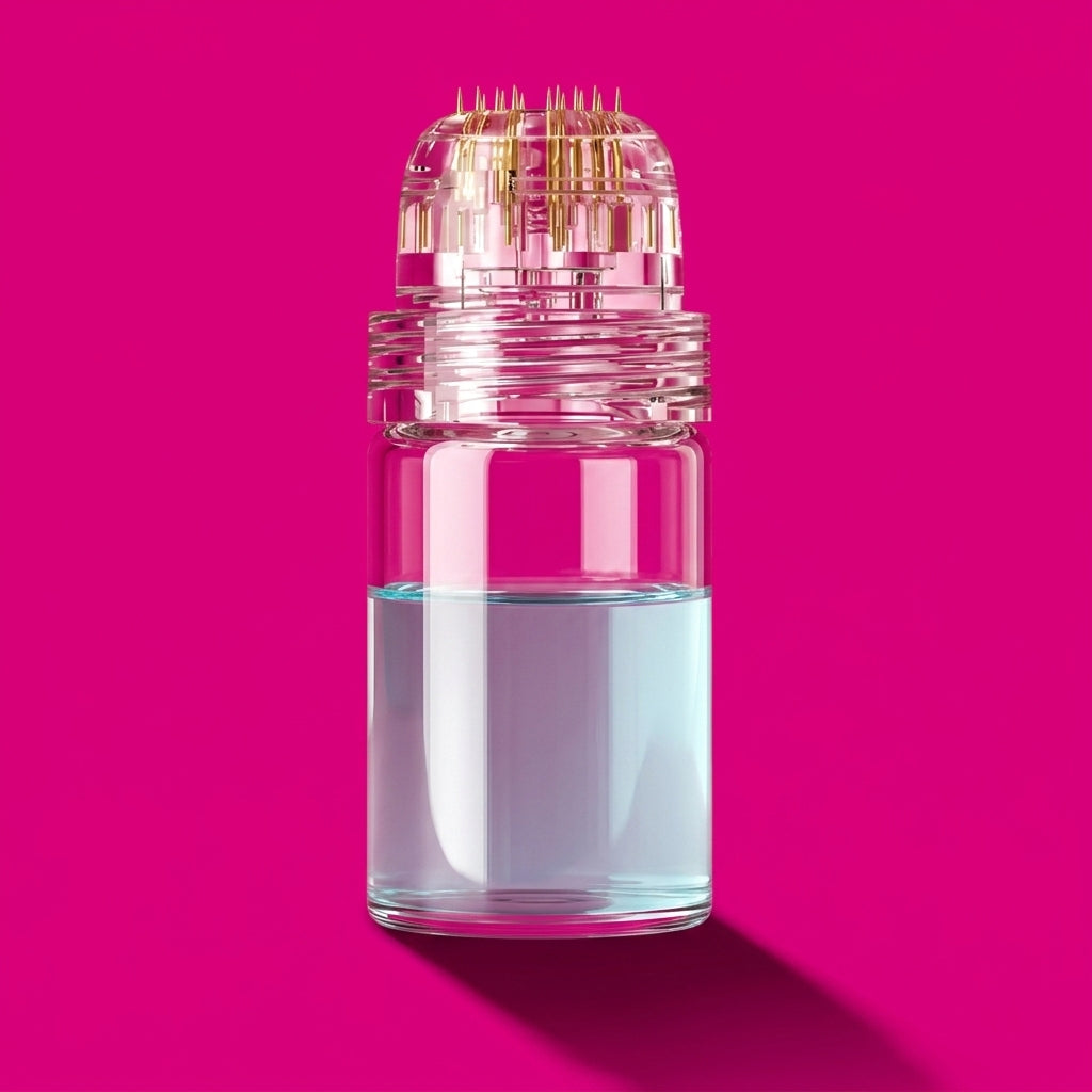 Hydra Derma Titanium Stamp Microneedling Skincare Tool