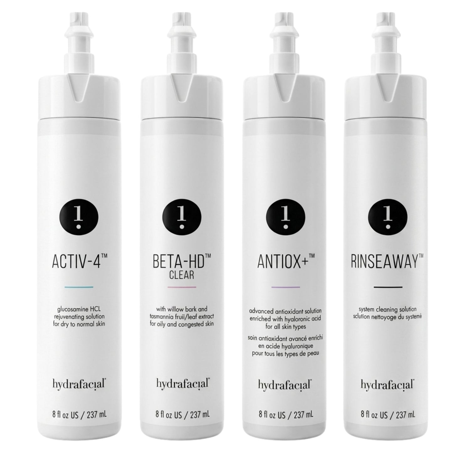 Hydrafacial Peeling Solution Dermabrasion Treatment 237ml (4pc)