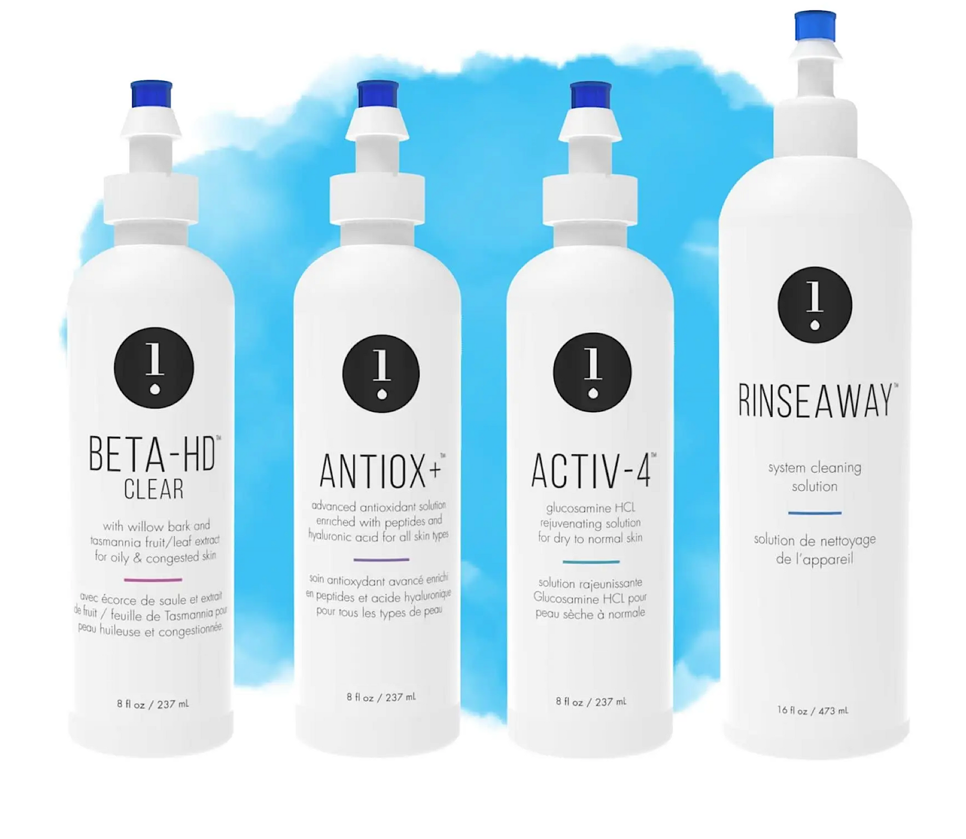 Hydrafacial Peeling Solution Dermabrasion Treatment Pack (4pc)