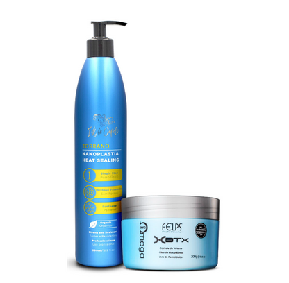 I Belli Capelli Torrano Nanoplasty Heat Sealing & Felps Omega XBTX Duo