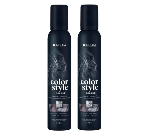 Indola Colour Style Mousse Anthracite 200ml (2pc)