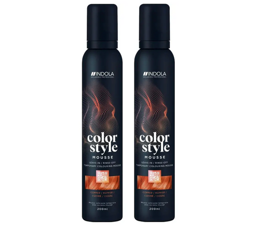 Indola Colour Style Mousse Copper 200ml (2pc)