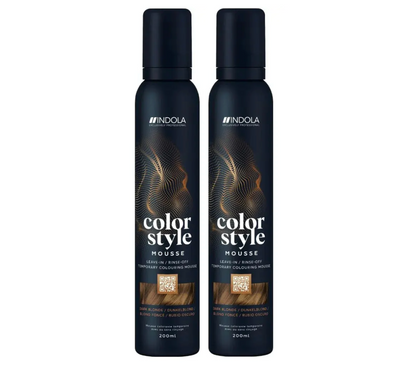 Indola Colour Style Mousse Dark Blonde 200ml (2pc)