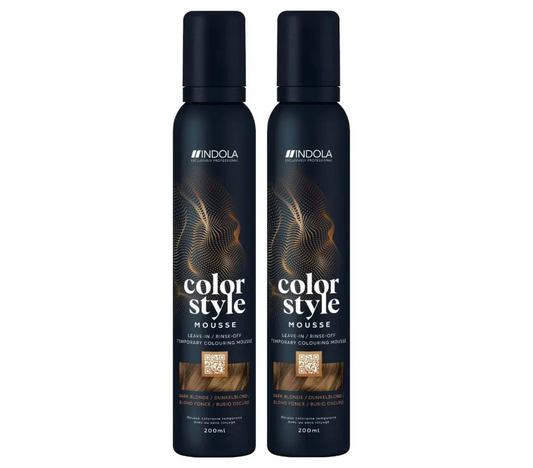 Indola Colour Style Mousse Dark Blonde 200ml (2pc)