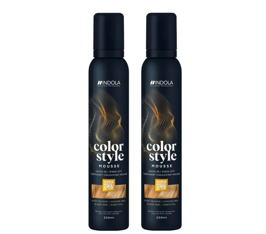 Indola Colour Style Mousse Honey Blonde 200ml (2pc)