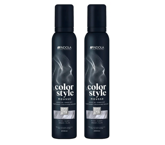 Indola Colour Style Mousse Silver 200ml (2pc)