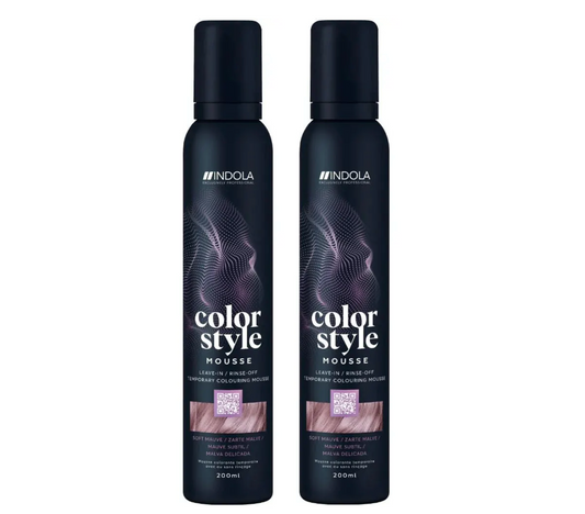 Indola Colour Style Mousse Soft Mauve 200ml (2pc)
