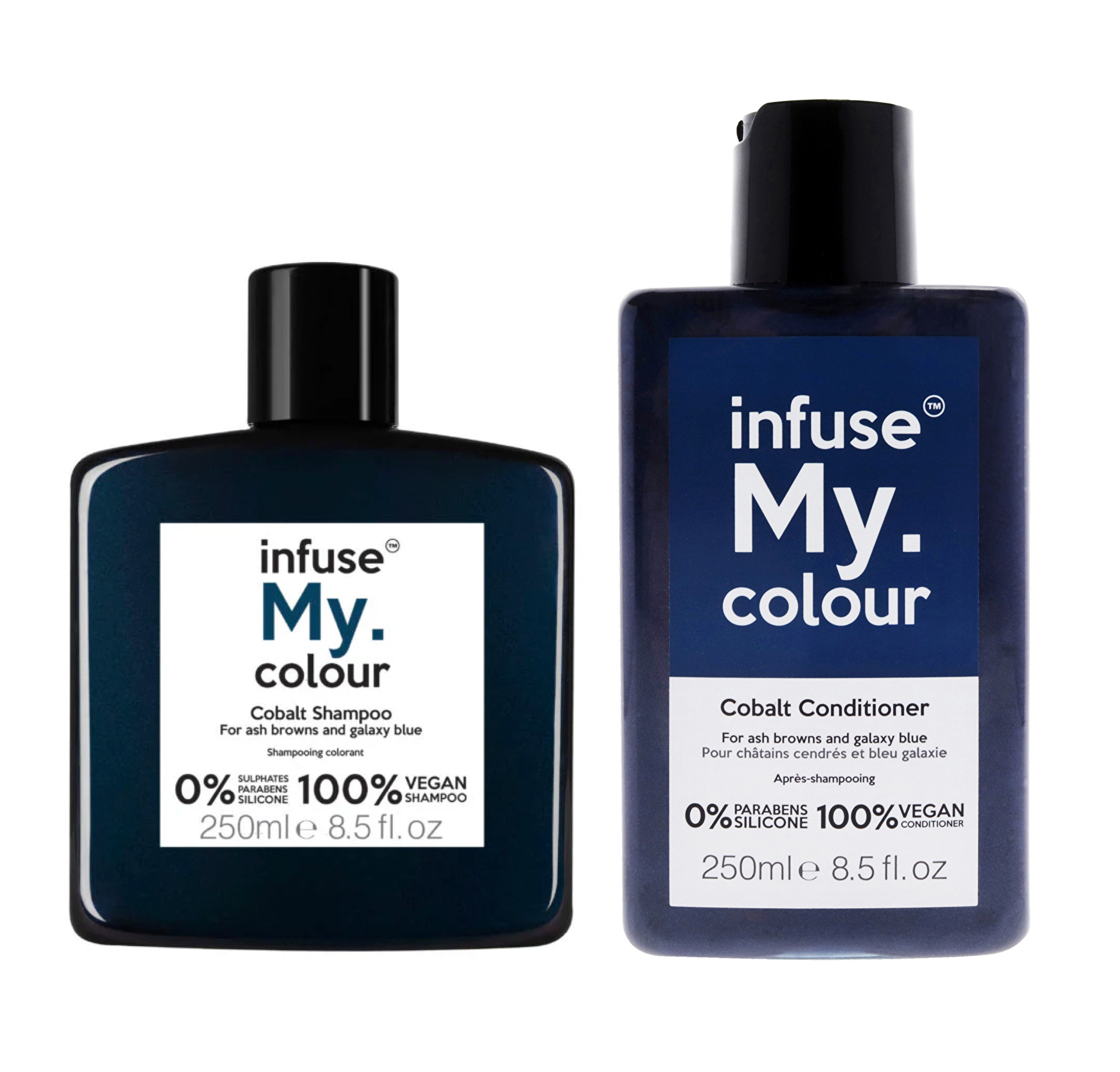 Infuse My Colour Cobalt Galaxy Blue Shampoo and Conditioner 250ml