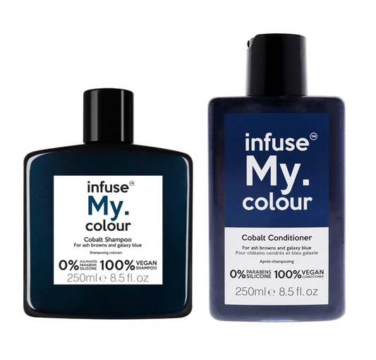 Infuse My Colour Cobalt Galaxy Blue Shampoo and Conditioner 250ml