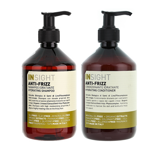 Insight Anti-Frizz Hydrating Shampoo and Conditioner 400ml