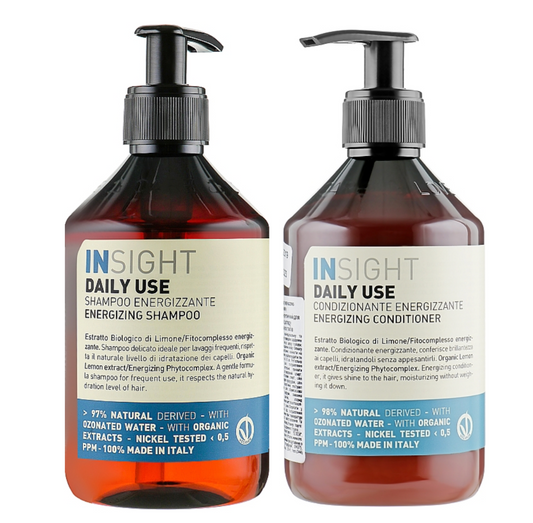 Insight Daily Use Energising Shampoo and Conditioner 400ml