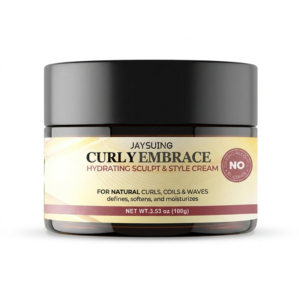 Jaysuing Curly Embrace Hydrating Sculpt & Style Cream 100g