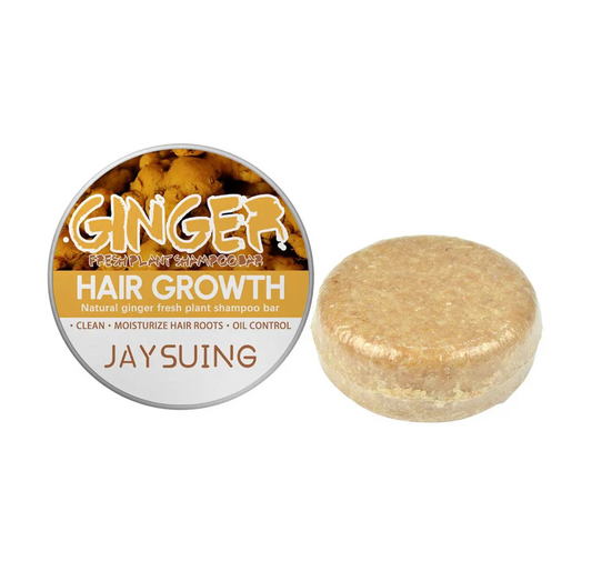 Jaysuing Hair Growth Ginger Fresh Plant Shampoo Bar 60g