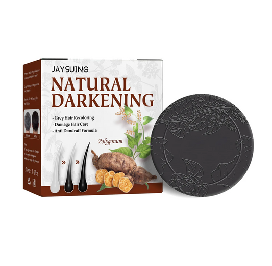 Jaysuing Natural Darkening Grey Hair Coverage Shampoo Bar 100g