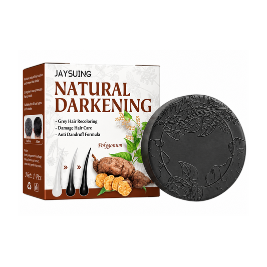 Jaysuing Natural Darkening Grey Hair Coverage Shampoo Bar 100g
