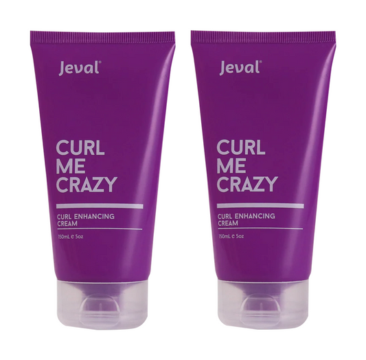 Jeval Curl Me Crazy Curl Enhancing Cream 150ml Duo