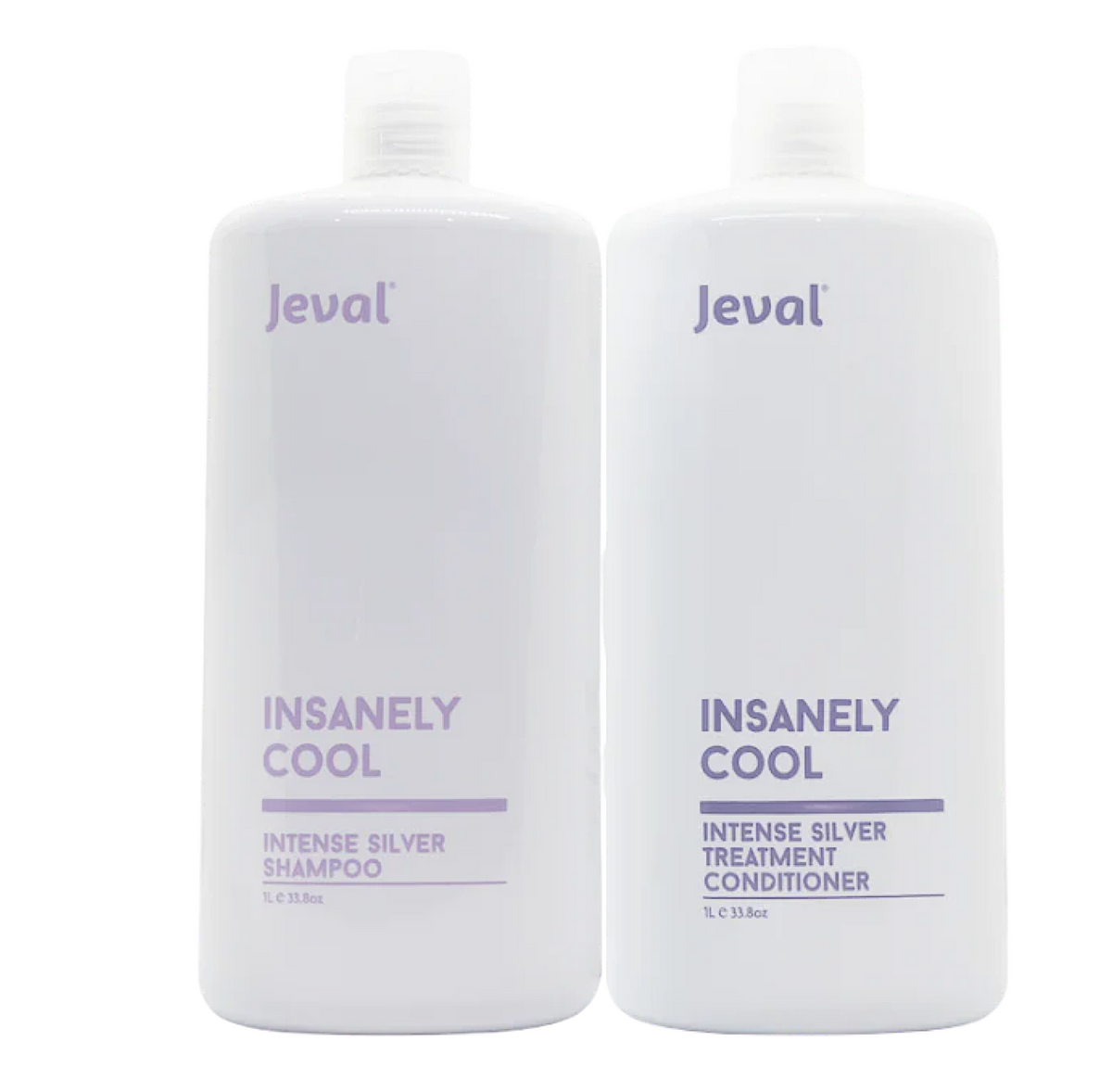 Jeval Jeval Insanely Cool Intense Silver Shampoo and Conditioner 1000ml ...