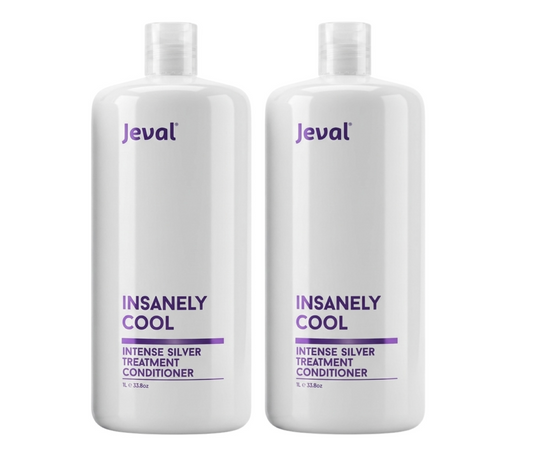 Jeval Insanely Cool Intense Silver Treatment Conditioner 1000ml (2pc)