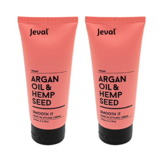 Jeval Infusions Argan Smooth It Styling Cream 200ml (2pc)